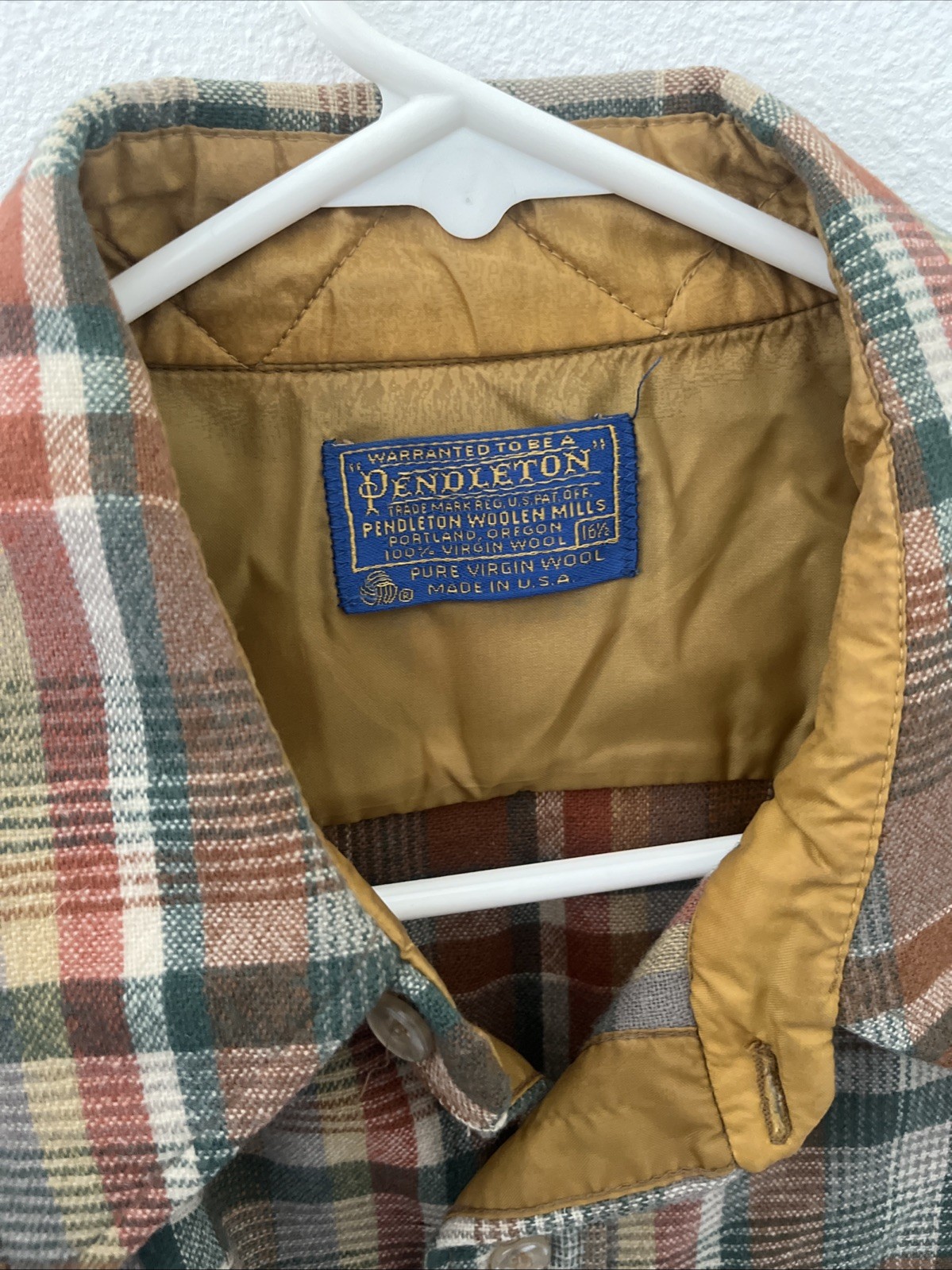 Pendleton Wool Plaid Button Up Guide Shirt - Men'… - image 9