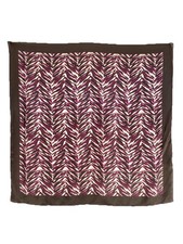 BEAUTIFUL UNBRANDED brown 100 SILK WOMEN  S SCARF 36"/36" EX CON