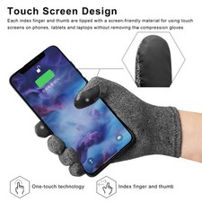 Full Compression Touch Screen Full Finger Glove Rheumatoid PQHQ