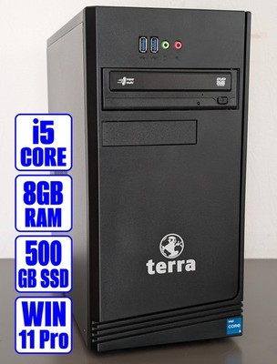 Terra PC Business 5200 Core i5-11500 4.60GHz, 8GB RAM, 500GB SSD M.2 Rechn/MwSt.