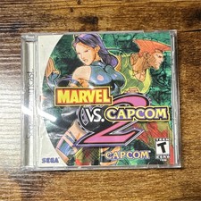 Marvel vs. Capcom 2 Sega Dreamcast Fighting Game w/ Manual TESTED TO WORK