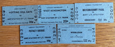 5 LT EDMONDSON CONCESSION SINGLES FROM WEST AREA DISTRICT LINE STATIONS - SET 2