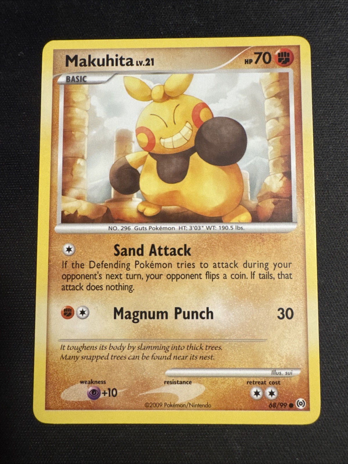 Makuhita 68/99 Common Platinum Arceus Pokemon TCG