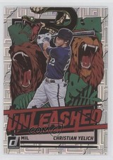 2021 Panini Donruss Unleashed Vector Christian Yelich #UNL20 h3a