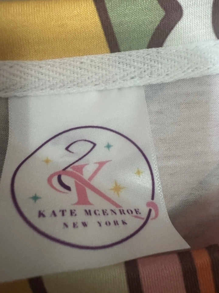 60S, 70S MCM SUNBEAM женщин Kate McEnroe, середины века современный цветочный платье 2 X - Изображение 2 из 4