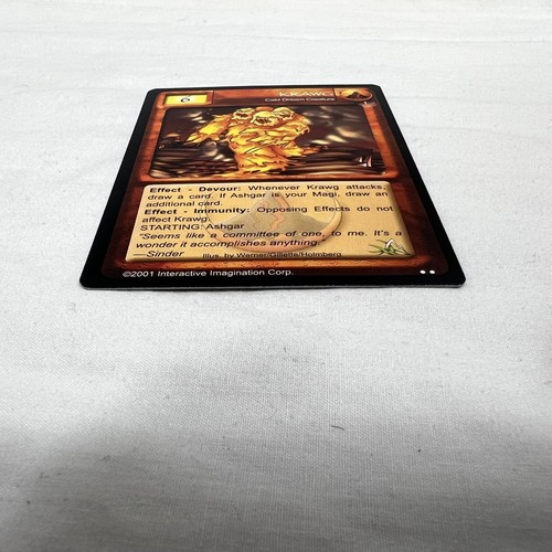 Magi Nation Duel - KRAWG - Cald Dream Creature - Three Head Fire Monster - Picture 6 of 10
