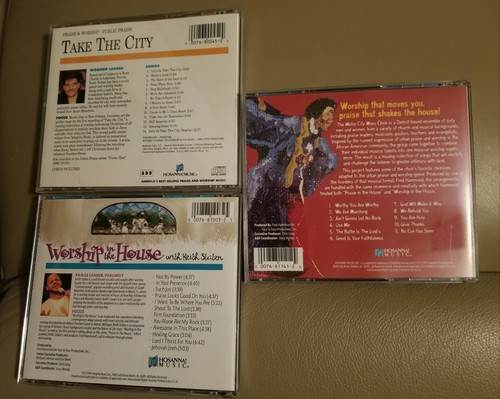 Hosanna Music 3 CD's Christian Praise and Worship Songs. Great Condition. - Picture 2 of 2