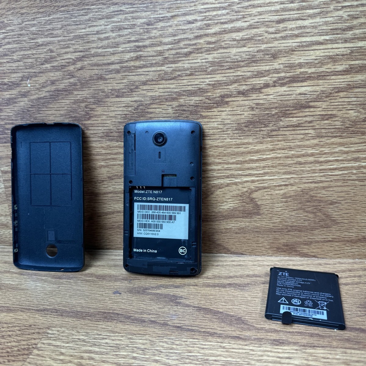 ZTE QUEST N817 2GB STORAGE 512MB RAM BLACK ACCESS WIRELESS ANDROID 