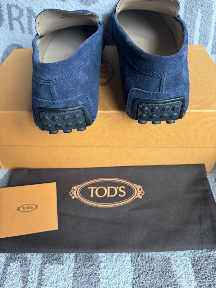 Tods City Gommino Driving Suede Penny Loafer, Blue, Size UK10/US11 Tods City Gommino Driving Suede Penny Loafer, Blue, Size  main image 4