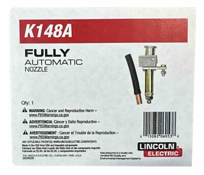 Lincoln K148A Positive Contact Fully Automatic Nozzle Assembly.