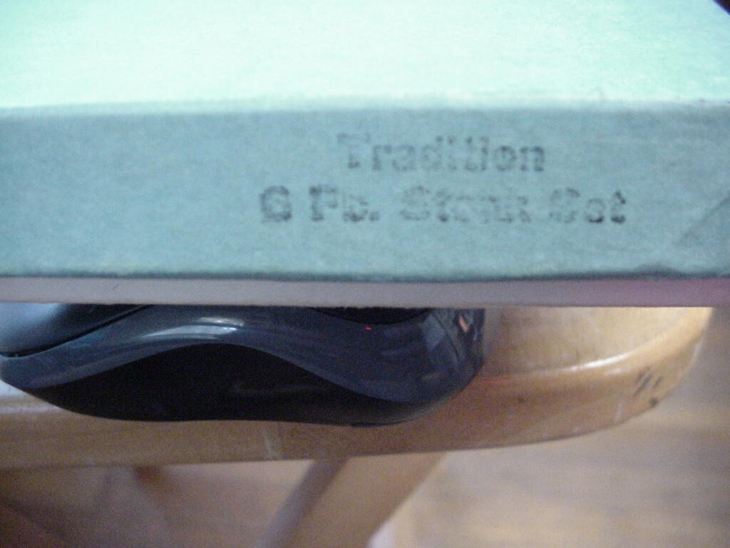 NIB SET 6 DINNER KNIVES! Vintage EVERBRITE STAINLESS TRADITION STYLE NIB PERFECT