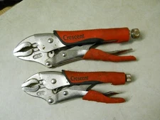 x2 CRESCENT Vise Grips Adjustable Locking Pliers Grip Handles C7C & C10C