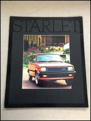 1983 Toyota Starlet Original Car Sales Brochure Catalog