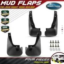 4x Splash Guards Mud Flaps Mudguards for Lexus NX200t NX300h 14-17 Front & Rear