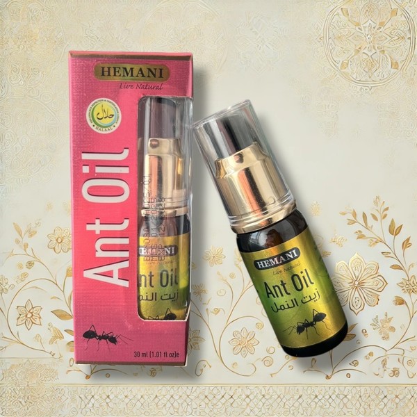 100% Original Hemani Ameisen ÖL 30 Ml Ant Oil *Haarentfernung Enthaarungscreme*-image