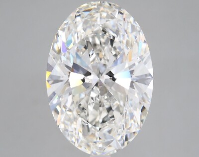 Lab-Created Diamond 6.02 Ct Oval G VS1 Quality Excellent Cut IGI Certified