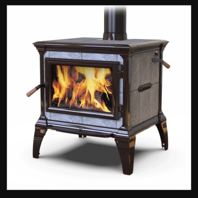 Hearthstone Mansfield WOOD STOVE tru-hybrid Brown Enamel