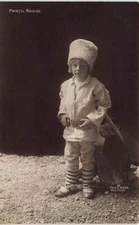 Romania - Prince Nicholas in Romanian peasant uniform.