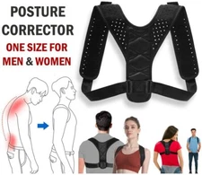 Adjustable Copper Infused Orthopedic Brace Posture Corrector for Men & Women