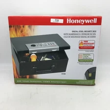 Honeywell 6108 Digital Lock Insulated Double Steel Wall Black Security Box
