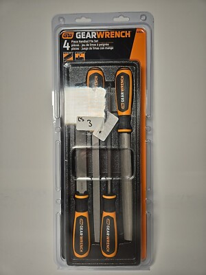GearWrench 82820H 4 Pc. 8'' Bastard File Set