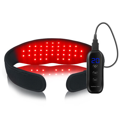New 660nm / 850nm Red Light Therapy Laser Neck Wrap Belt Neck Arm Pain Relief