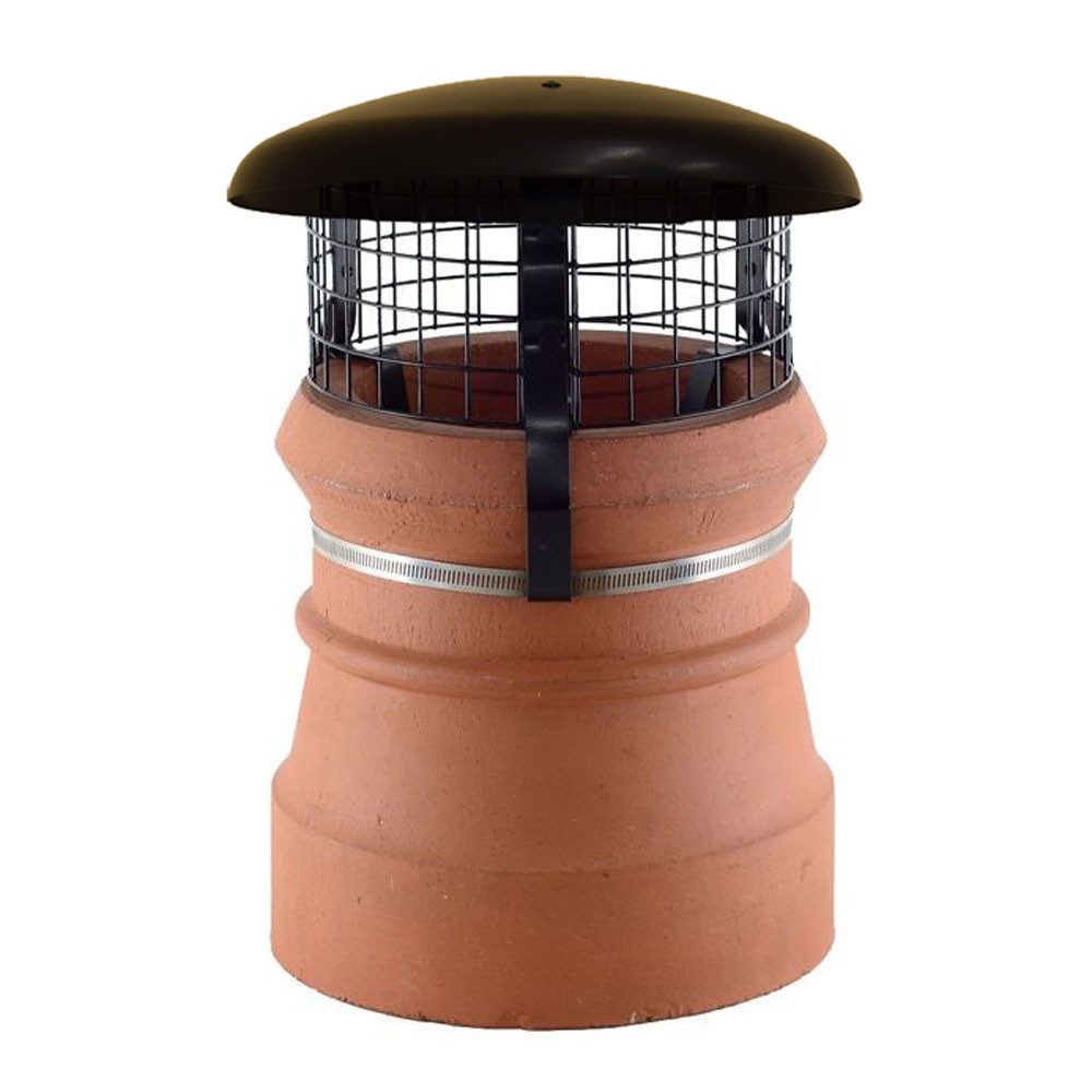 Chimney Pot Cowl / Cap u0026amp; Mesh - Wood / Log Burner Stove Flue Topper  Bird Guard | eBay