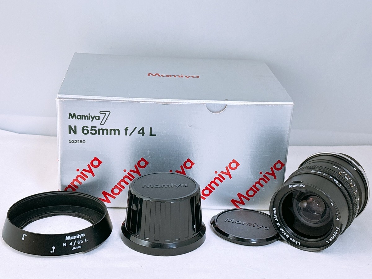 マミヤ MAMIYA N 65mm F4 L 🟢Nr MINT w/Hood in Box🟢 Mamiya N