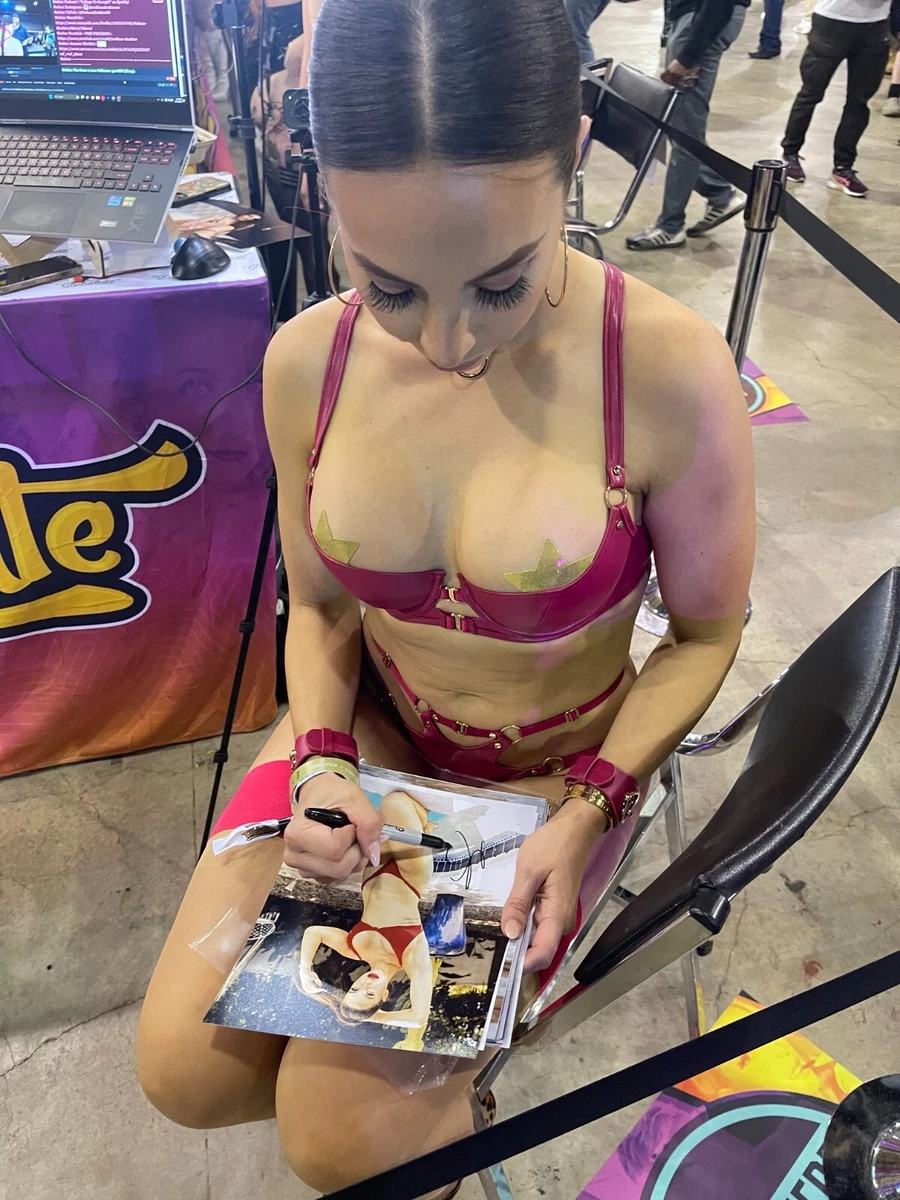 Melissa Stratton Chaturbate Cam Signed 8x10 Photo Adult Porn Model COA  Proof 12 | eBay