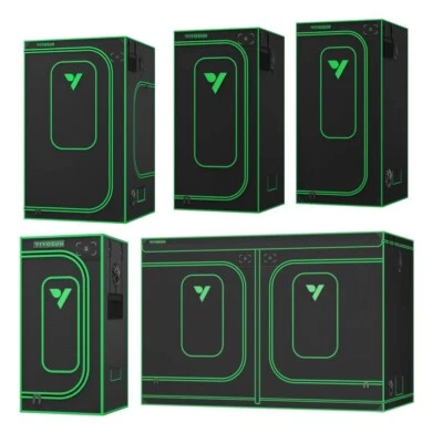 VIVOSUN PRO tenda da coltivazione tenda per piante GrowBox, 2000D Oxford Canvas, 100% riflettente