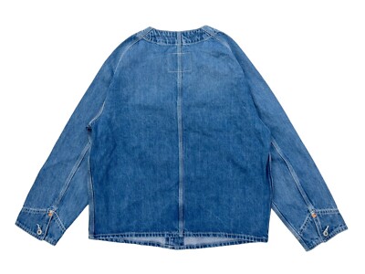 Levis Mens Blue Denim Jean Union Engineer Cardigan Coat