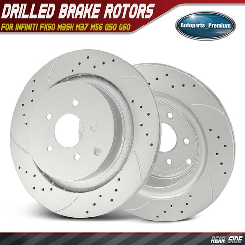 EBC USR Slotted Front Rotors (350x30mm) | 06-07 Infiniti QX56 5.6 Akebono