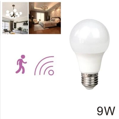 ROBERTAGOR DRIWEI LAMPADINA A LED 9W INTELLIGENTE SENSORE DI MOVIMENTO E27 6500K BL-1491