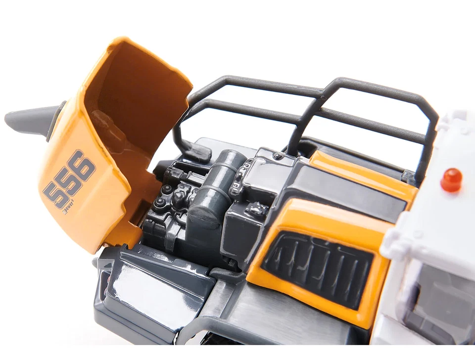 Liebherr L556 Wheel Loader Yellow White Cabin 1/50 Diecast Model Siku CARZ - Image 4 of 4
