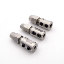 RC Boat 3.17mm 1/8" Cable Flex Shaft Collet Coupling Joint for 3.17 4 5mm Motor