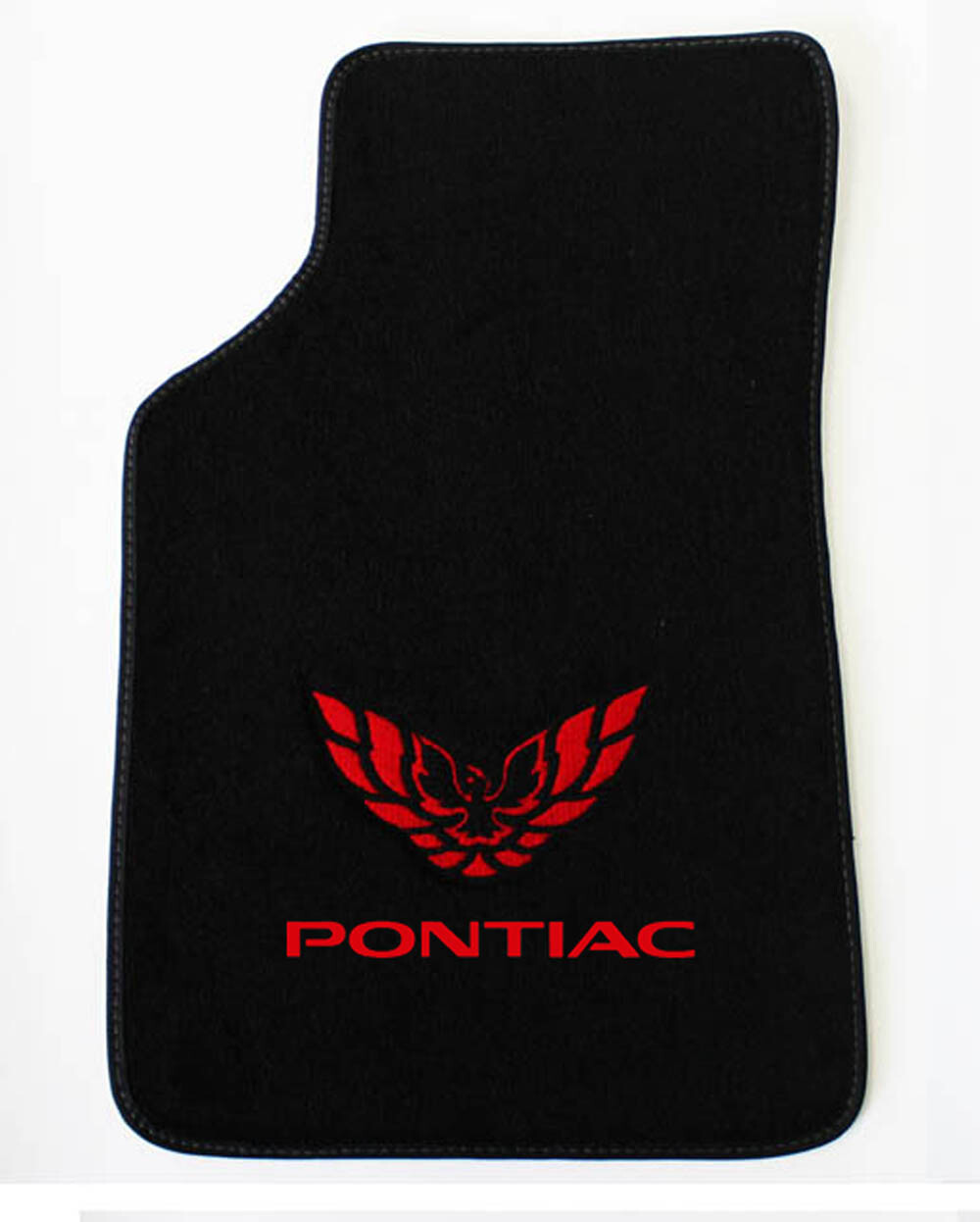 NEW! Carpet Floor Mats 1982 2002 PONTIAC & FIREBIRD Embroidered Logo Red All 4 eBay