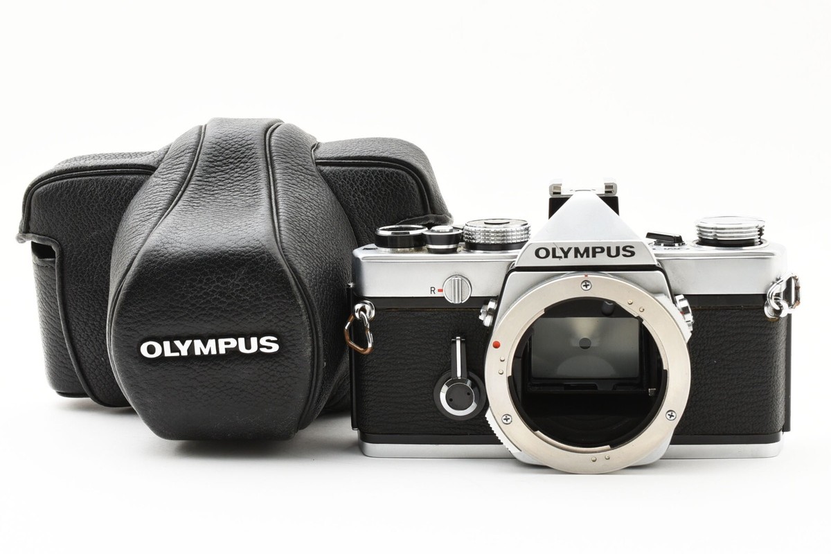 Exc+5] Olympus OM-1 35mm SLR Film Camera Silver Body ＆ Case From
