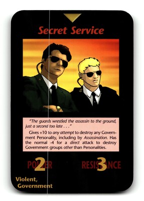 Secret Service Card Base Set INWO Illuminati New World Order | eBay
