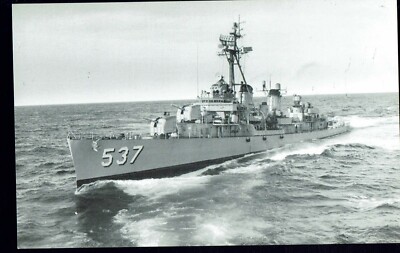 USS The Sullivans DD-537 1962 Navy Photo Postcard WWII Korean Wars