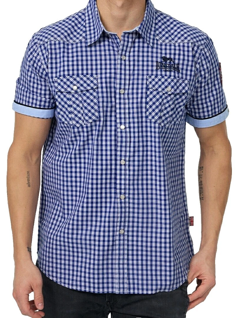 Lonsdale Cotton Casual Button-Down Shirts for Men
