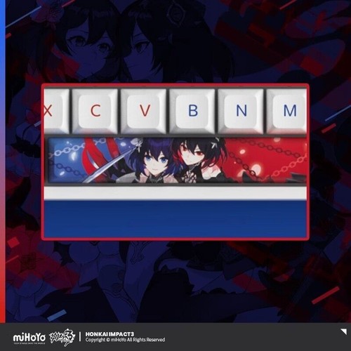Honkai Impact 3 Seele Vollerei RGB CS Silver Axis Hot Swap Mechanical Keyboard - Picture 5 of 15