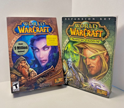 Bundle: World of Warcraft + Burning Crusade ExpansionSet (PC, 2006/07, Blizzard)