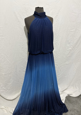 chinese dress ladies Betsy & Adam Shoulder-Bow Long Prom Dress A26256 Black / 2