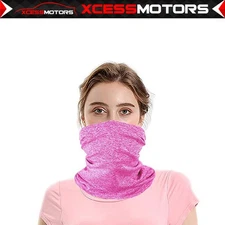 Neck Gaiter Bandana Head Face Mask Mouth Cover Tube Scarf Balaclava UV Proof