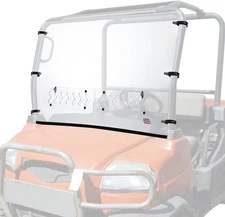 For KUBOTA RTV X900 X1120 X1130 X1140 2 PIECE Clear Vented Windshield  UTV / SXS
