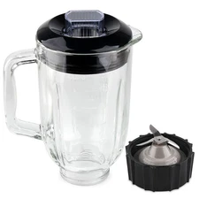 Replacement Parts 5-Cups Glass Jar with blade and cap,Compatible with BLACK&D...