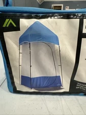 ￼ Quest Rec Series 4’ X 4’ Shower Tint With Hanging Shelf Height 7’2”