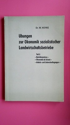 138514 Werner Heyne ÜBUNGEN ZUR ÖKONOMIK SOZIALISTISCHER