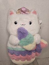 FAO Schwarz Glow Brights Cat 12  Plush LED Lights Sound Meowmaid Stuffed Plush