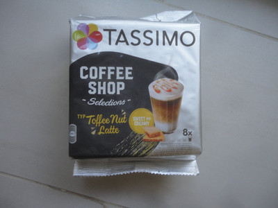 jacobs kaffee  tassimo coffee shop selections toffee nut latte     268 gr